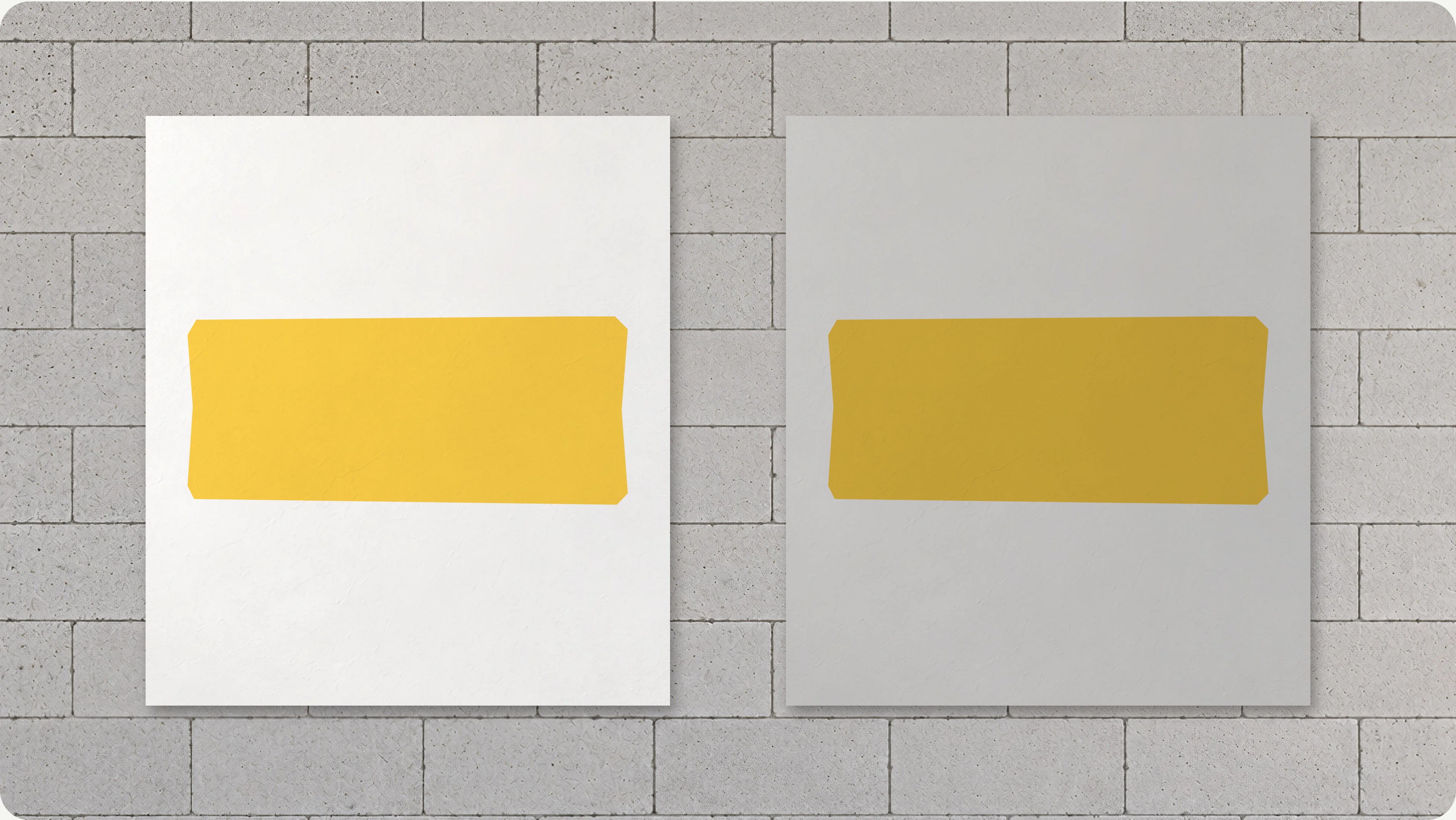 The same paint on a PlastoPlus base and on a greyer Rajasthan or Gujarat base